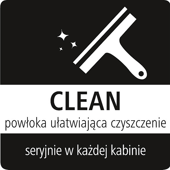 CLEAN Łatwa w pielęgnacji powłoka do szkła Kermi CLEAN Łatwa w pielęgnacji powłoka do szkła