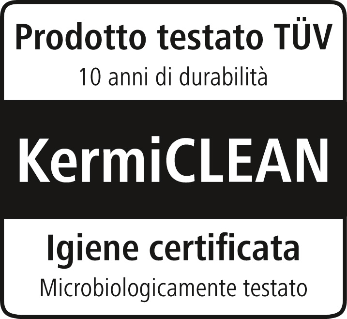 KermiCLEAN Rivestimento di facile manutenzione per vetro Kermi KermiCLEAN Rivestimento di facile manutenzione per vetro